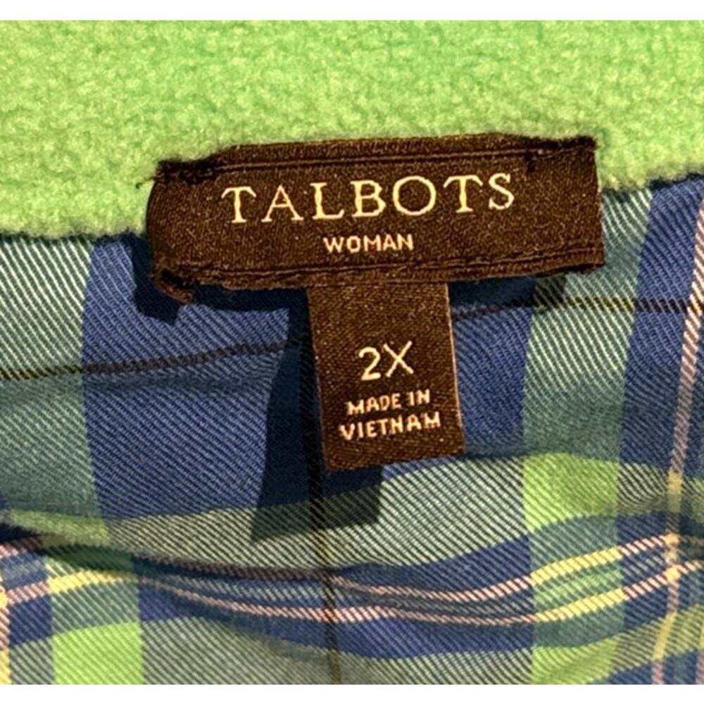 Talbots Zip Jacket‎ Green Size 2X - Picture 4 of 4